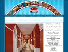 Tablet Screenshot of mandersdecorating.com